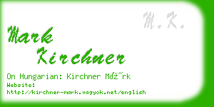 mark kirchner business card